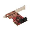 StarTech.com PCIe SATA Controller Karte - 4 Port SATA 3 Erweiterungskarte / Kontroller - 6Gbit / s - Full / Low-Profile Blende - PCI Express Festplatten / SSD kontroller / Adapter (4P6G-PCIE-SATA-CARD) - Speicher-Controller - SATA 6Gb / s - Low-Profile -