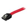 StarTech.com 45 cm einrastendes SATA-Kabel - S-ATA Anschlusskabel - Buchse / Buchse - SATA-Kabel - Serial ATA 150 / 300 / 600 - SATA (R) zu SATA (R) - 46 cm - eingerastet - Rot - für P / N: 10P6G-PCIE-SATA-CARD, 2P6G-PCIE-SATA-CARD, 4P6G-PCIE-SATA-CARD, 6
