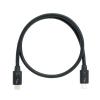 QNAP CAB-TBT4-0M5 - USB-Kabel - 24 pin USB-C (M) zu 24 pin USB-C (M) - Thunderbolt 4 - 50 cm - passiv, bis zu 40 Gbps Datentransferrate