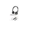 Poly Blackwire 3320 - Blackwire 3300 series - Headset - On-Ear - kabelgebunden - USB-C - Schwarz - UC-zertifiziert, Zertifiziert für Microsoft Teams - Replaces Poly SKU 214013-101