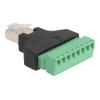 Delock - Netzwerkadapter - RJ-45 (M) zu 8-polige Anschlussleiste (W)