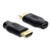 Delock - High Speed - Videoadapter - USB-C männlich zu HDMI weiblich - Schwarz - Unterstützung für 4K60Hz (3840 x 2160), DP Alt-Modus Unterstützung