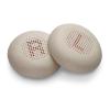 Poly - Ohrpolster für Headset - Kunstleder - Sand (Packung mit 2) - für Poly Blackwire 7225 - Replaces Poly SKU 212295-02