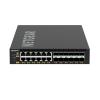 NETGEAR M4350 Series M4350-12X12F - Switch - L3 - managed - 12 x 1 / 2.5 / 5/10GBase-T + 12 x SFP+ - Luftstrom von vorne nach hinten - an Rack montierbar