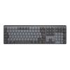Logitech Master Series MX Mechanical - Tastatur - hinterleuchtet - kabellos - Bluetooth LE - QWERTY - Nordisch (Dänisch / Finnisch / Norwegisch / Schwedisch) - Tastenschalter: Tactile Quiet - Graphite
