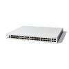 Cisco Catalyst 1200-48T-4X - Switch - L3 - Smart - 48 x 10 / 100 / 1000Base-T + 4 x 10 Gigabit SFP+ - an Rack montierbar