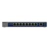 NETGEAR GS108MX - Switch - unmanaged - 8 x 10 / 100 / 1000 + 1 x 10Gb Ethernet - Desktop, wandmontierbar - für NETGEAR AGM731F, ProSafe AGM731F, AGM732F, AGM734, AXM761, AXM762, AXM764