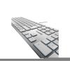 CHERRY KC 6000 SLIM - Tastatur - USB - Deutsch - Tastenschalter: CHERRY SX - Silber