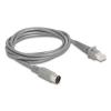 Delock Kabel RJ50 Stecker zu DIN 8 Pin Stecker 2 m grau