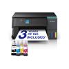 Epson EcoTank ET-2955 - Multifunktionsdrucker - Farbe - Tintenstrahl - ITS - A4 (210 x 297 mm) (Original) - A4 / Letter (Medien) - bis zu 15 Seiten / Min. (Drucken) - 100 Blatt - Wi-Fi(ac), USB - Schwarz