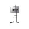 Neomounts by Newstar Mobile Floor Stand incl. AV- and cam shelf (height adjustable: 128,5-145 cm) / Black