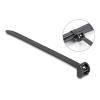Delock Kabelbinder mit Metallzunge L 203 x B 12,7 mm 10 Stück schwarz