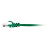 Kabel / 1 m Green CAT6 PVC Snagless UTP Patch