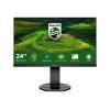 Philips B Line 241B8QJEB - LED-Monitor - 61 cm (24") (23.8" sichtbar) - 1920 x 1080 Full HD (1080p) @ 75 Hz - IPS - 250 cd / m² - 1000:1 - 5 ms - HDMI, DVI-D, VGA, DisplayPort - Lautsprecher - Black Texture