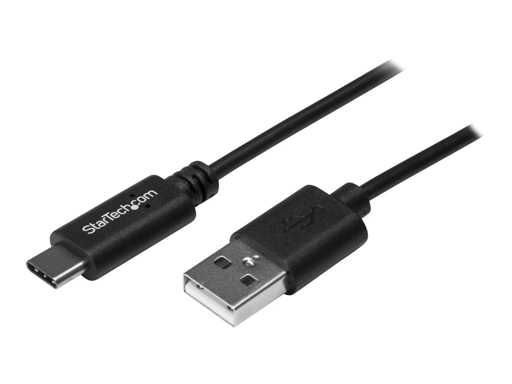 StarTech.com USB-C auf USB A Kabel - St / St - 0,5m - USB 2.0 - USB C Ladekabel - USB 2.0 Typ C zu Typ A Kabel - USB-Kabel - USB (M) zu 24 pin USB-C (M) - USB 2.0 - 50 cm - Schwarz - für P / N: DKT30CVAGPD