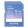 SanDisk Creator - Flash-Speicherkarte - 512 GB - Video Class V60 / UHS-II U3 / Class10 - SDXC UHS-II