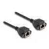 Delock - Netzwerkkabel - RJ-50 (W) mit Muttern zu RJ-50 (W) mit Muttern - 5 m - S / FTP - Schwarz