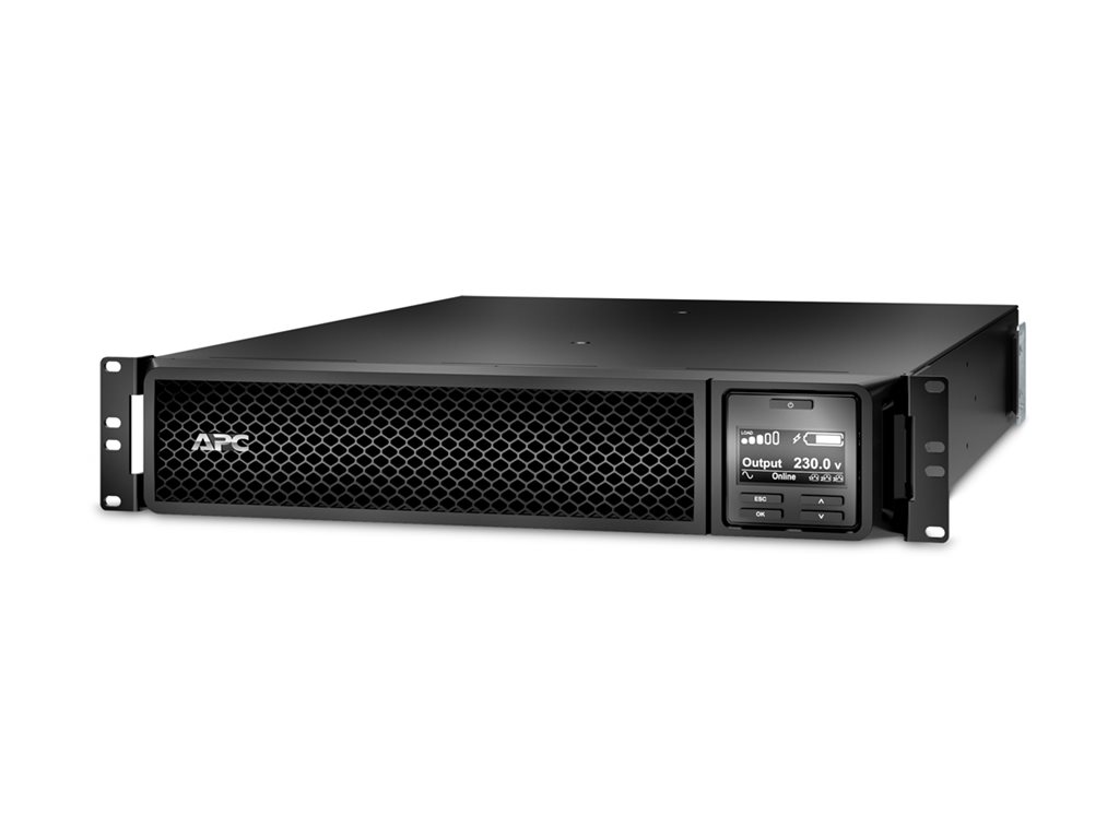 APC Smart-UPS SRT 1000VA RM - USV (Rack - einbaufähig) - Wechselstrom 230 V - 1000 watt - 1000 VA - RS-232, USB - Ausgangsanschlüsse: 6 - PFC - 2U - Schwarz