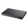 Zyxel GS1900-24HPv2 - Switch - Smart - 24 x 10 / 100 / 1000 (PoE) + 2 x 10 / 100 / 1000 - an Rack montierbar, wandmontierbar - PoE (170 W)