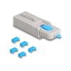 Delock - Werkzeug für USB-C-Portblocker - Grau, Blau (Packung mit 5)