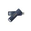 SanDisk Phone Drive - USB-Flash-Laufwerk - 128 GB - USB-C / Lightning - Metallic Sky