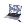 Compulocks Ledge Lock Adapter for MacBook Air 13" M2-M4 with Combination Lock Silver - Lock-Adapter für Sicherheitskabel - mit Zahlenschloss - für Apple MacBook Air M2