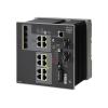 Cisco Industrial Ethernet 4000 Series - Switch - managed - 4 x 10 / 100 + 4 x 10 / 100 (PoE+) + 4 x Kombi-Gigabit-SFP - an DIN-Schiene montierbar - PoE+ - DC power - TAA-konform