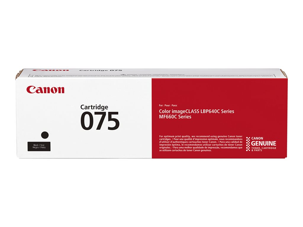Canon 075 - Schwarz - original - Box - Tonerpatrone - für imageCLASS LBP646Cdw, LBP647Cdw, MF662Cdw, MF663Cdw, MF665Cdw