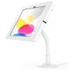 Compulocks Apex - Befestigungskit (Gehäuse, flexible Armhalterung) - für Tablett - verriegelbar - Metallrahmen - weiß - für Apple iPad A16 Wi-Fi, A16 Wi-Fi + Cellular