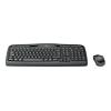 Logitech Wireless Combo MK330 - Tastatur-und-Maus-Set - drahtlos - 2.4 GHz - US International / EER - Schwarz