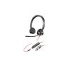 Poly Blackwire 3325 - Blackwire 3300 series - Headset - On-Ear - kabelgebunden - 3,5 mm Stecker, USB-C - Schwarz - UC-zertifiziert - Replaces Poly SKU 213939-101