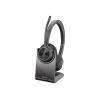 Poly Voyager 4320-M - Headset - On-Ear - Bluetooth - kabellos, kabelgebunden - Adapter USB-A via Bluetooth - Schwarz - Zertifiziert für Microsoft Teams, Zoom Certified - Replaces Poly SKU 218475-02