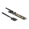 Delock Riser Karte NVMe M.2 Key A+E Stecker zu Key M Slot mit 20 cm Kabel