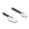 Delock - Telefonkabel - RJ-45 (M) zu RJ-11 (M) - 2 m - gewickelt - Schwarz
