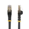 StarTech.com 6ASPAT5MBK Patchkabel CAT6a  (5 m, schwarz, RJ45-Snagless-Steckverbinder, CAT6a-STP-Kabel, Kupferdraht, Netzwerkkabel) - Patch-Kabel - RJ-45 (M) zu RJ-45 (M) - 5 m - STP - CAT 6a - geformt, ohne Haken - Schwarz