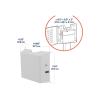 CPU Wall Cabinet, Snow