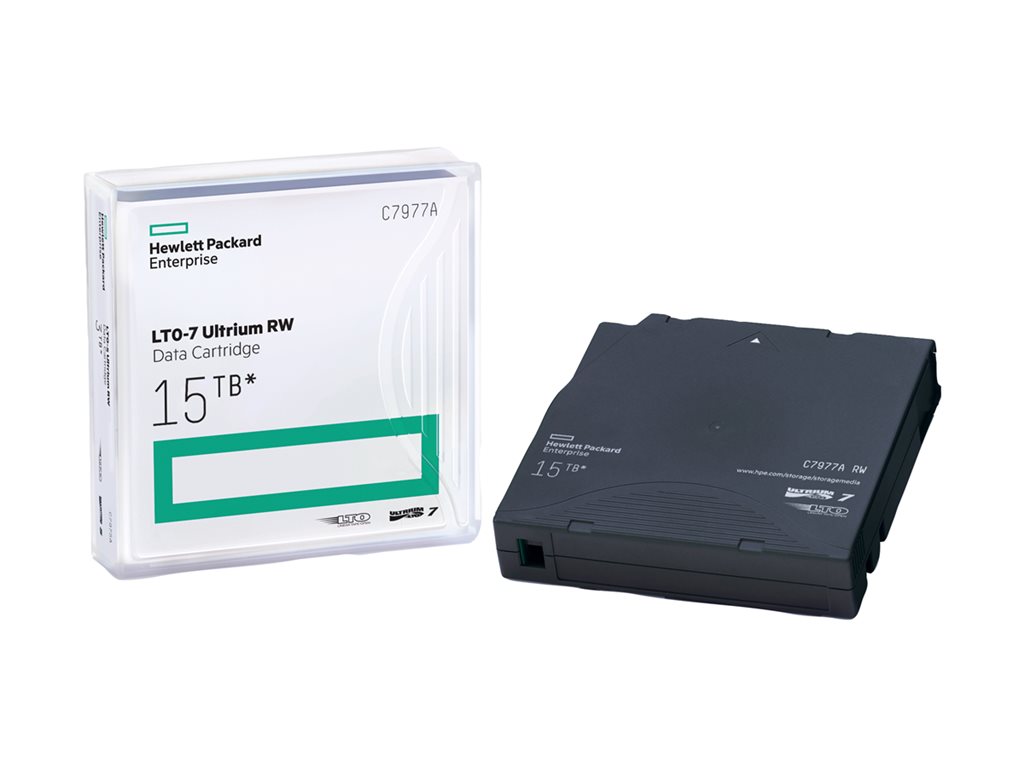 HPE LTO-7 Ultrium 15 TB RW Data Cart