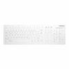 Active Key AK-C8112 - Tastatur - Wischdesinfektion, flaches Tastenprofil - waschbar - kabellos - 2.4 GHz - QWERTZ - Deutsch - weiß