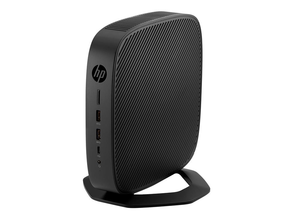 HP t640 - Thin Client - SFF - 1 x Ryzen Embedded R1505G / 2.4 GHz - RAM 8 GB - Flash 32 GB - Radeon Vega 3 - 1GbE - Windows 10 IoT Enterprise for Thin Clients 64-bit - Monitor: keiner - Tastatur: Deutsch