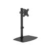Monitor-Tischständerhalterung - passt für Displays von 13 bis 32" mit VESA-Größen 75 x 75 oder 100 x 100 - Pfostenhöhe 452 mm - maximale Reichweite 283 mm - drehbar - schwenkbar und neigbar - Schnellverschluss - Rändelschrauben - SWL 8 kg - matt schw
