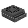 Delock - SSD-Dockingstation - 20 Gbps, with clone function and erase function mit Klon-Funktion Schächte: 4 - M.2 - M.2 NVMe Card - USB - Schwarz