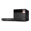 QNAP TS-473A - NAS-Server - 4 Schächte - SATA 6Gb / s - RAID JBOD, 0, 1, 10, 5, 6 - RAM 8 GB - 2.5 Gigabit Ethernet - iSCSI Support - mit QSW-1105-5T Switch