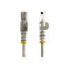 StarTech.com 3m Cat5e RJ45 UTP Netzwerkkabel Snagless - Cat 5e Patchkabel - Grau - Stecker / Stecker - Patch-Kabel - RJ-45 (M) zu RJ-45 (M) - 3 m - UTP - CAT 5e - geformt, ohne Haken - Grau