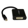 StarTech.com Mini DisplayPort auf DVI Adapter Konverter - 1 x  Mini DP (Stecker) - DVI-I (Buchse) - maximale Auflösung 1920x1200 - DVI-Adapter - Mini DisplayPort (M) zu DVI-I (W) - 17 cm - Schwarz