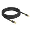 TOSLINK Kabel St - St 8,0 mm Metall 3 m Delock