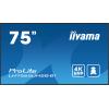 75" 3840x2160, UHD IPS panel, Haze 1%, 800cd / m², Landscape and Portrait, Signal FailOver, Speakers 2x 10W, Multiple Inputs HDMI 2x, DisplayPort, USB 2.0 x2, WiFi, LAN, Media Play USB Port, Control LAN / RS232C, iiSignage2 (CMS / DMS), E-Share, Android