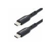 StarTech.com 13ft (4m) USB-C Charging Cable, USB C Cable, 60W 3A PD - USB-Kabel - 24 pin USB-C (M) zu 24 pin USB-C (M) - USB 2.0 - 5 / 9 / 12 / 15 / 20 V - 3 A - 4 m - passiv, USB Power Delivery (60W) - Schwarz