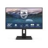 Philips S-line 222S9JML - LED-Monitor - 55.9 cm (22") (21.5" sichtbar) - 1920 x 1080 Full HD (1080p) @ 75 Hz - VA - 250 cd / m² - 3000:1 - 4 ms - HDMI, VGA, DisplayPort - Lautsprecher - Schwarz