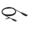Delock - Stromkabel - USB-C (M) zu 2-polig (M) - 5 V - 1 A - 1.2 m - Schwarz