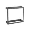 Eaton Tripp Lite Series 8U 12U 22U 2 Post Open Frame Rack Server Cabinet Expandable - Schrank offener Rahmen - 2 Pfosten - Schwarz - 48.3 cm (19")